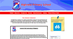Desktop Screenshot of highveldprimary.co.za